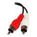 StarTech.com 15cm Audio Kabel 3,5mm Klinke auf 2x Cinch (Buchse/Stecker) - Klinkenstecker/RCA Y-Kabel mit 3,5mm Klinke und 2 RCA