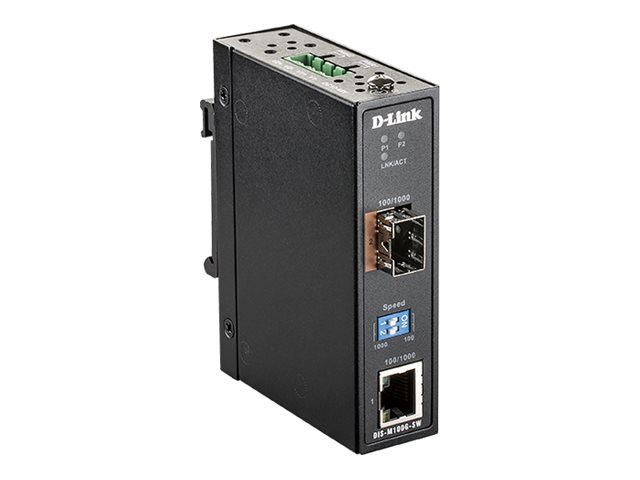 D-Link DIS M100G - Medienkonverter - 1GbE - 1000Base-T - RJ-45 / SFP (mini-GBIC)