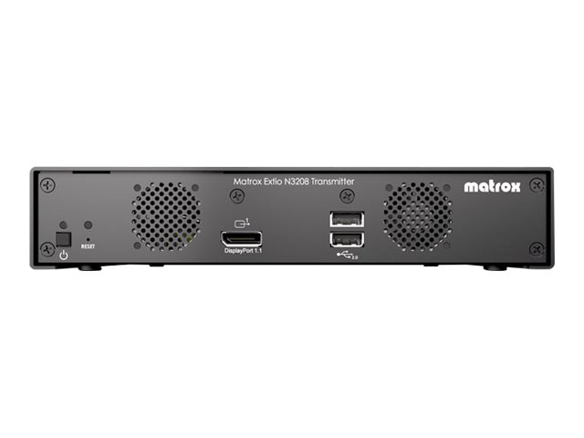 Matrox Extio 3 Series N3208 Transmitter Appliance - KVM-Extender - Sender - 1GbE - USB - 1000Base-T