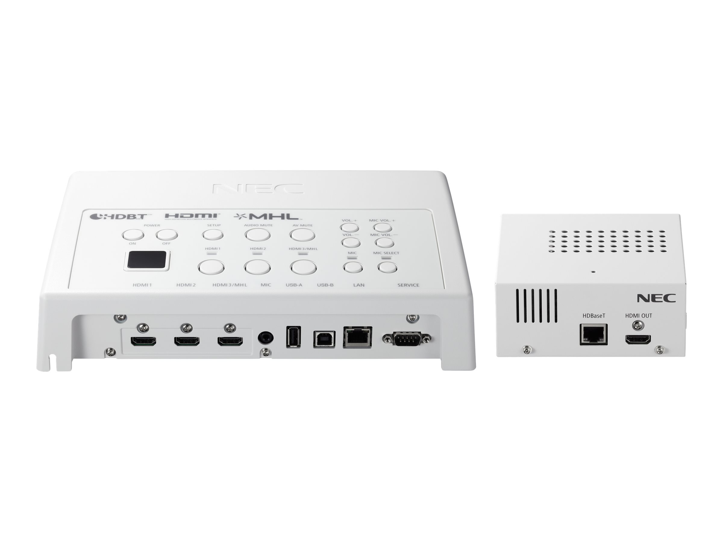 NEC HDBaseT Switcher/Receiver NP01SW2 - Video/Audio/USB/Netzwerk Extender - Empfnger - HDBaseT - bis zu 30 m