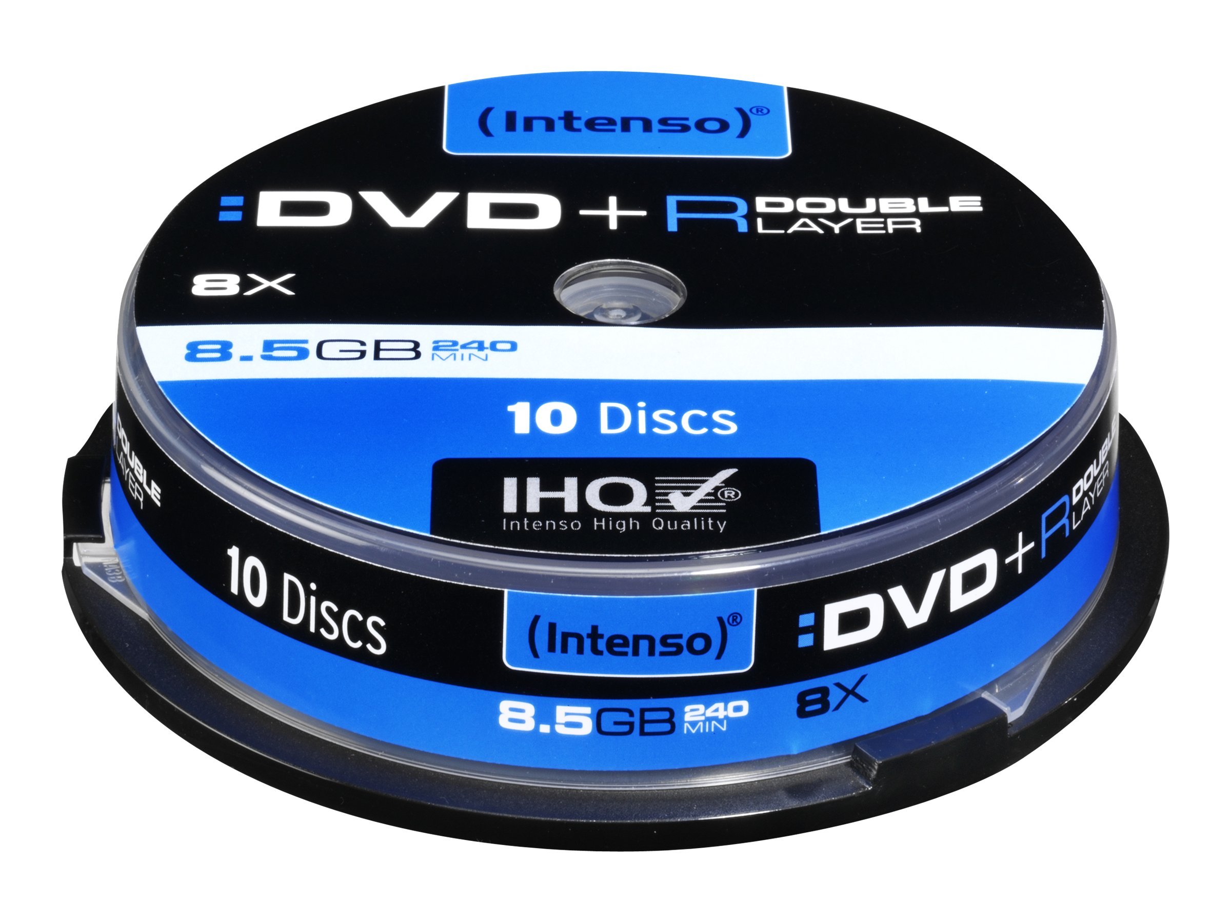 Intenso - 10 x DVD+R DL - 8.5 GB (240 Min.) 8x - Spindel