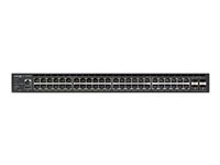 LANCOM GS-4554XUP - Switch - L3 - managed - 24 x 100/1000/2.5G (PoE++) + 24 x 10/100/1000 (PoE+) + 4 x SFP+ + 2 x QSFP+ - Deskto