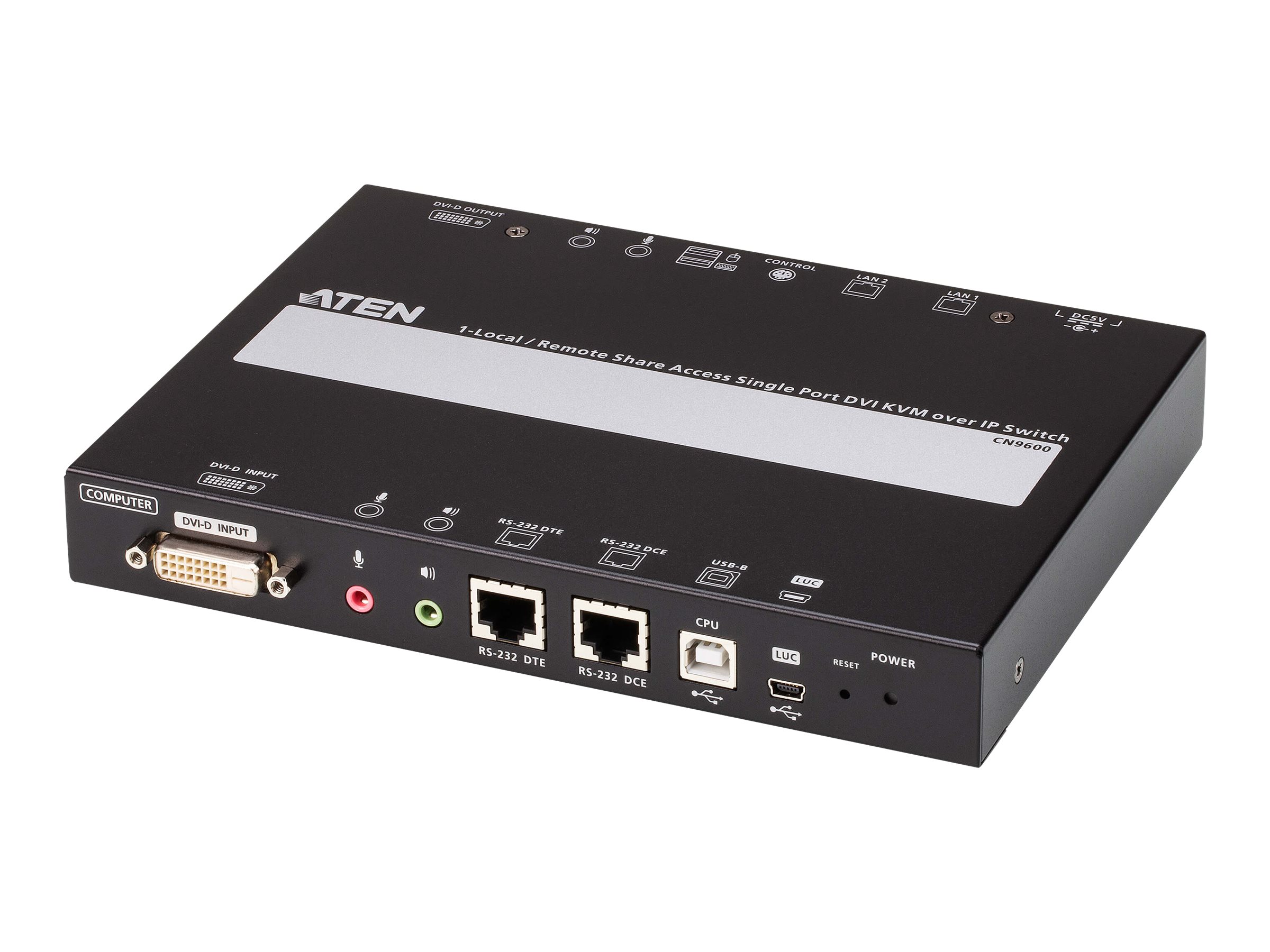 ATEN CN9600 DVI KVM over IP Switch - Fernsteuerungsgert - 1GbE