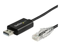 StarTech.com 1,8 m Cisco Console Cable USB to RJ45- Rollover Kabel - Windows, Mac und Linux - St/St (ICUSBROLLOVR) - Kabel serie