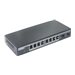 DIGITUS Professional DN-95344 - Switch - managed - 8 x 10/100/1000 (PoE+) + 2 x Gigabit SFP (Uplink) - Desktop - PoE+ (86 W)