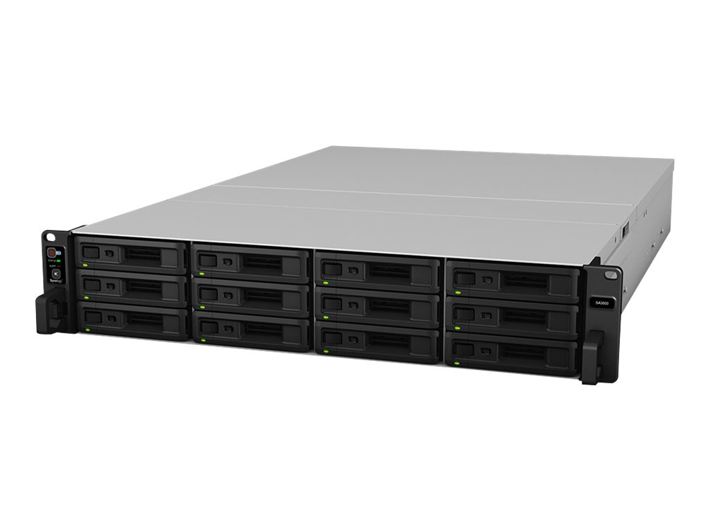 Synology SA3600 - NAS-Server - 12 Schchte - Rack - einbaufhig - SATA 6Gb/s / SAS
