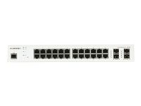 Fortinet ask for better price 12m Warranty FortiSwitch 224E - Switch - L3 - managed - 24 x 10/100/1000 + 4 x Gigabit SFP - an Ra