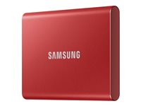 Samsung T7 MU-PC1T0R - SSD - verschlsselt - 1 TB - extern (tragbar) - USB 3.2 Gen 2 (USB-C Steckverbinder)