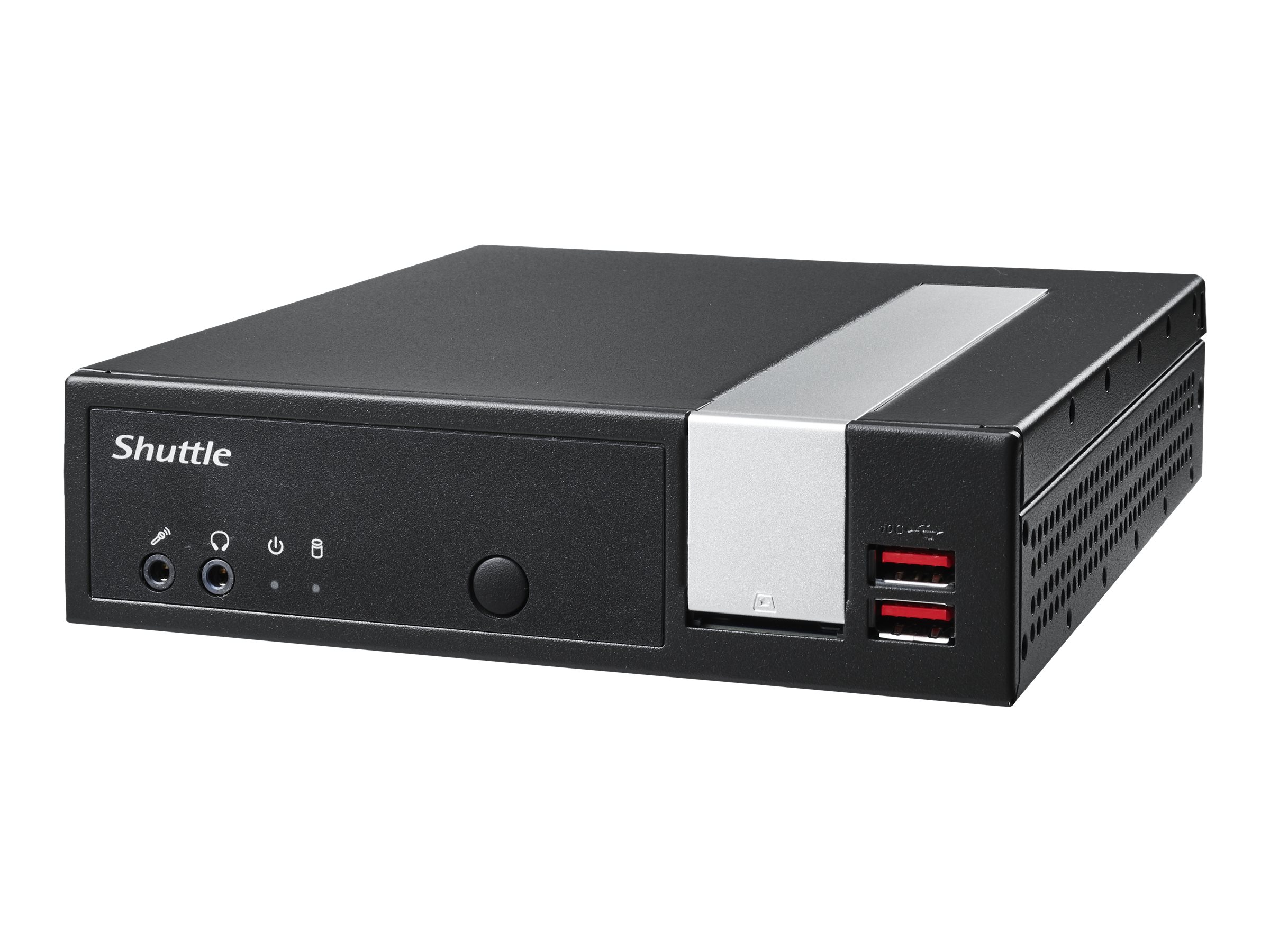Shuttle XPC slim DL20N - Barebone - Slim-PC - 1 x Celeron N4505 / 2 GHz - RAM 0 GB - UHD Graphics