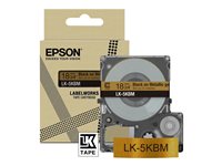 Epson LabelWorks LK-5KBM - Schwarz auf Metallic-Gold - Rolle (1,8 cm x 9 m) 1 Kassette(n) Hngebox - Bandkassette - fr LabelWor