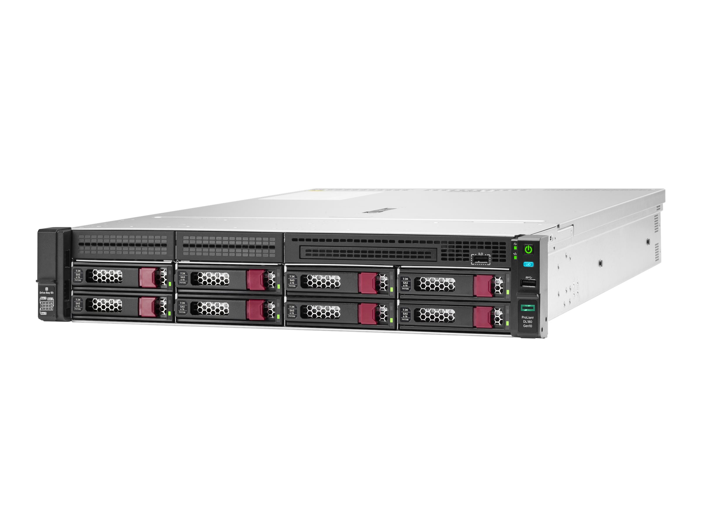 HPE ProLiant DL180 Gen10 - Server - Rack-Montage - 2U - zweiweg - 1 x Xeon Silver 4110 / 2.1 GHz