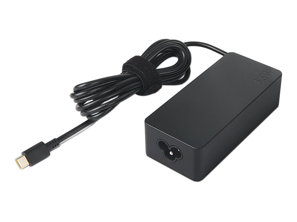 Lenovo 65W Standard AC Adapter (USB Type-C) - Netzteil - Wechselstrom 100-240 V - 65 Watt - Campus