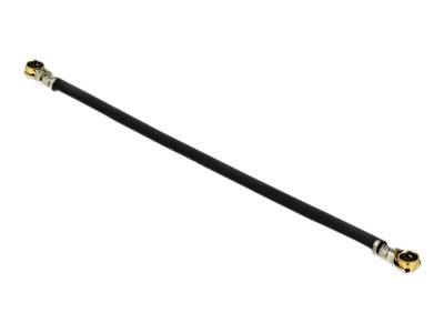 Delock - Antennenkabel - MHF 4L Stecker zu MHF 4L Stecker - 4.5 cm - Koax - Schwarz