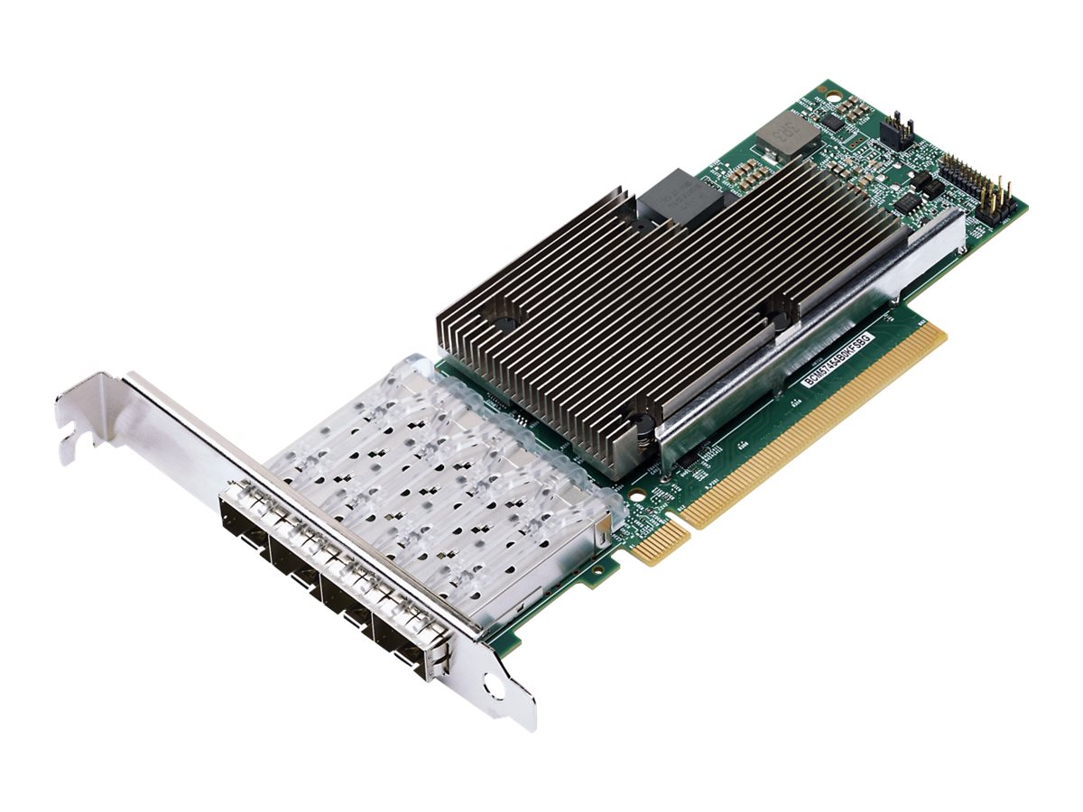 Lenovo ThinkSystem Broadcom 57454 - V2 - Netzwerkadapter - PCIe 3.0 x16 - 10/25 Gigabit SFP28 x 4 - fr ThinkAgile HX5531 Certif