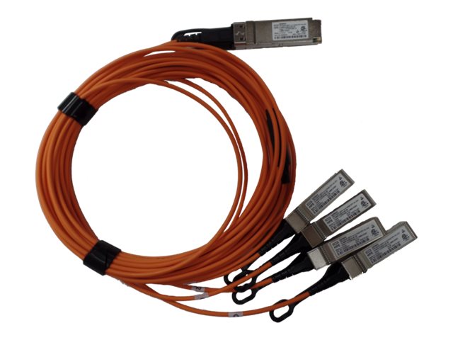HPE Active Optical Cable - 40GBase Direktanschlusskabel - QSFP+ zu SFP+ - 5 m - Glasfaser - aktiv
