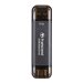 Transcend ESD310C - SSD - 256 GB - extern (tragbar) - USB 3.2 Gen 2x1 (USB-C Steckverbinder) - Schwarz