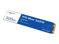 WD Blue SA510 WDS500G3B0B - SSD - 500 GB - intern - M.2 2280 - SATA 6Gb/s