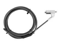 Targus Defcon Compact Keyed Cable Lock - Sicherheitskabelschloss - Schwarz - 1.98 m