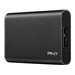 PNY ELITE - SSD - 960 GB - extern (tragbar) - USB 3.0 - Schwarz