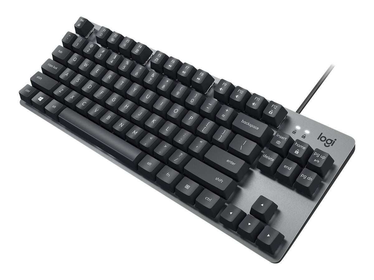 Logitech K835 TKL - Tastatur - USB - Tastenschalter: TTC Blue - Graphit/Schiefergrau