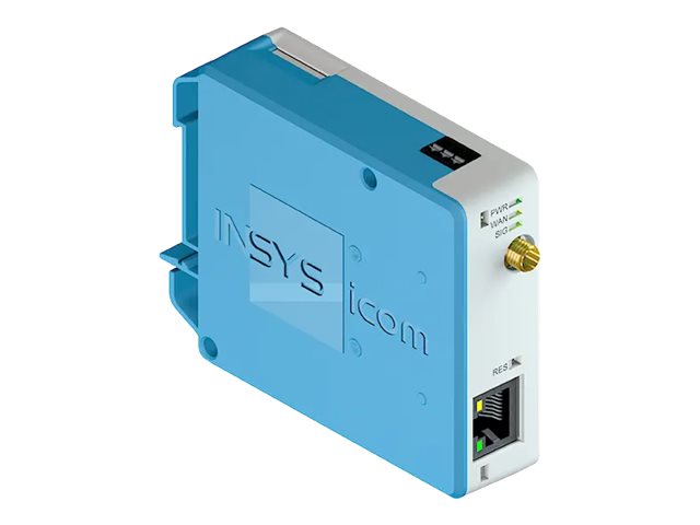 INSYS icom MIRO-L110 - Router - WWAN - digitaler Eingang/Ausgang - 3G, 4G - an DIN-Schiene montierbar
