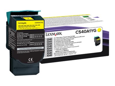 Lexmark - Gelb - Original - Tonerpatrone LCCP, LRP - fr Lexmark C540, C543, C544, C546, X543, X544, X546, X548