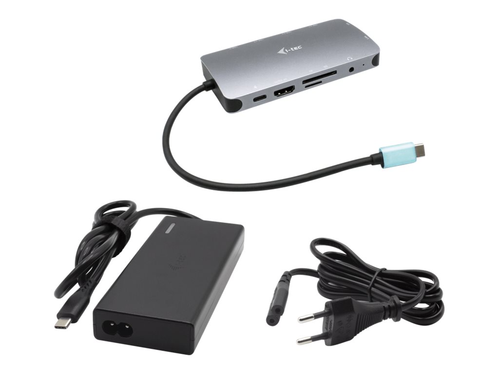 i-Tec - Dockingstation - USB-C / Thunderbolt 3 - VGA, HDMI - 1GbE - 77 Watt