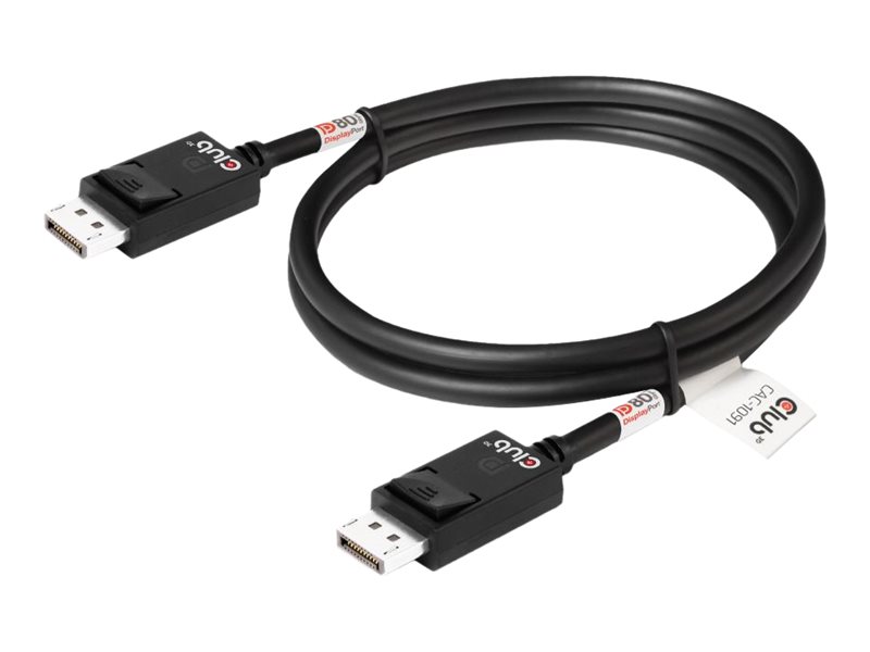 Club 3D - DisplayPort-Kabel - DisplayPort (M) zu DisplayPort (M) - DisplayPort 2.1 - 1.2 m - Support von 4K 120 Hz, Support von 