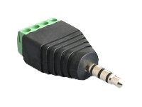 Delock - Audio-Adapter - Stereo Mini-Klinkenstecker männlich zu 4-poliger Anschlussblock männlich