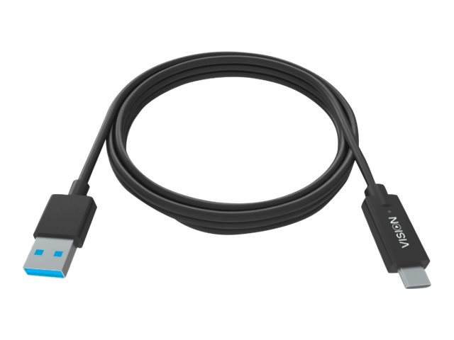 Vision Professional - USB-Kabel - USB Typ A (M) zu 24 pin USB-C (M) - USB 3.1 - 2 m - Schwarz