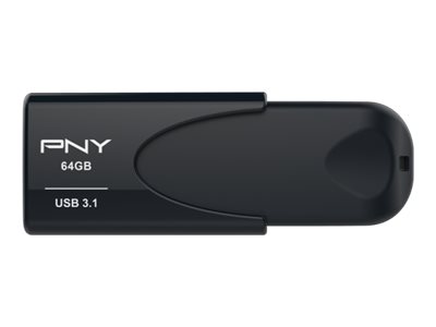 PNY Attach 4 - USB-Flash-Laufwerk - 64 GB - USB 3.1