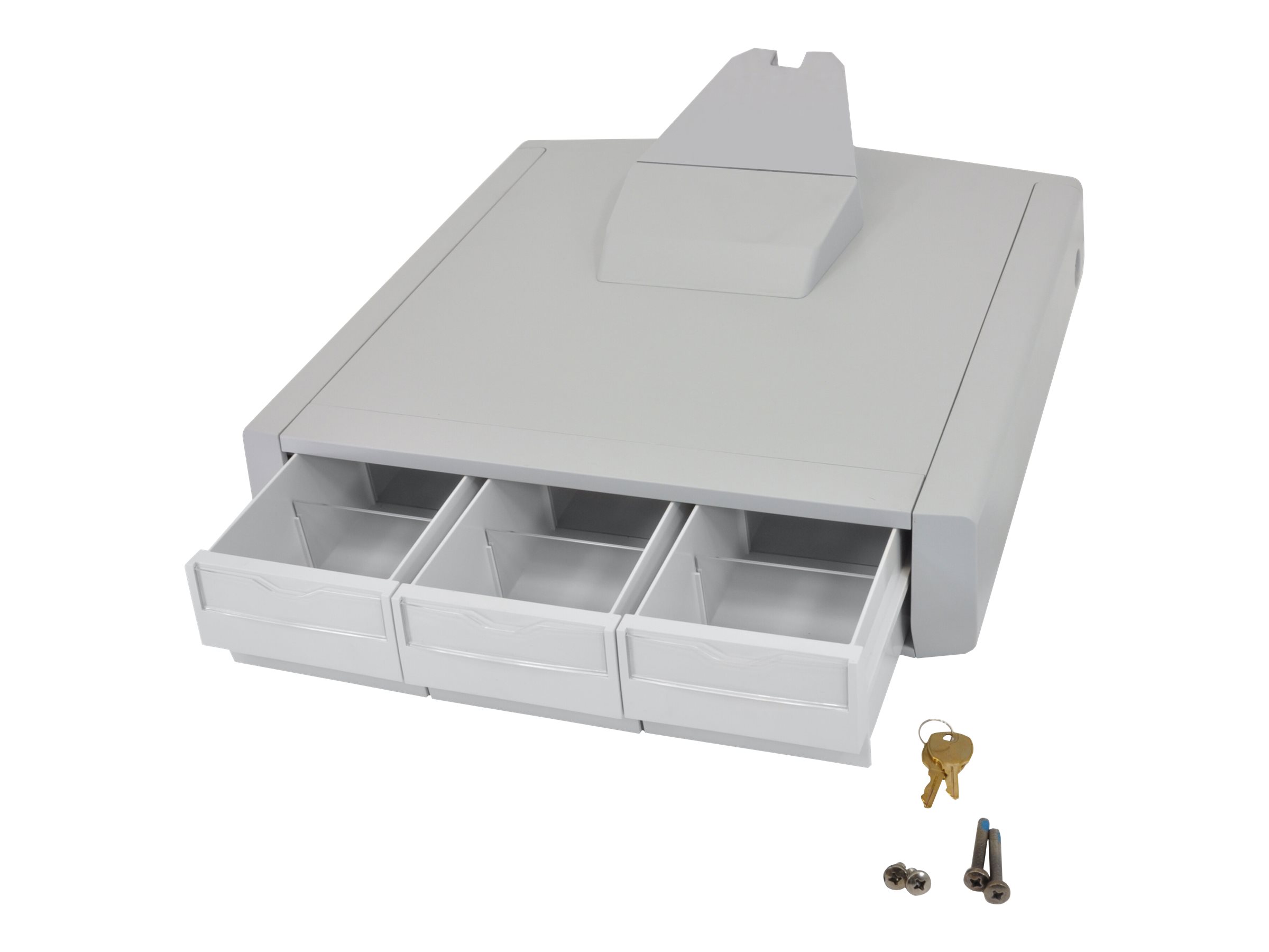 Ergotron Primary Storage Drawer, Triple - Montagekomponente (Auszugsmodul) - Grau, weiss