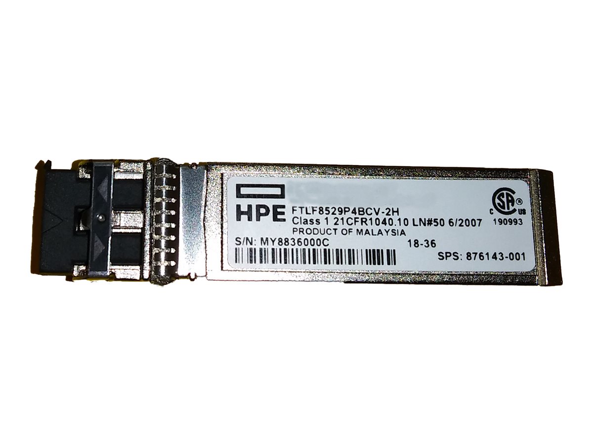 HPE - Upgrade-Lizenz - 8x 16 Gb Short Wave SFP28 Fibre Channel Ports - mit 8x 16 Gbit/sec SFP28 Transceiver - fr HPE SN3600B 32