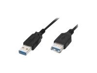 M-CAB - USB-Verlngerungskabel - USB Typ A (M) zu USB Typ A (W) - USB 3.0 - 1.8 m - Schwarz