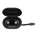 JLab Audio JBuds Air Sport - True Wireless-Kopfhrer mit Mikrofon - im Ohr - ber dem Ohr angebracht - Bluetooth - Schwarz