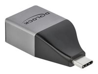 Delock - Netzwerkadapter - USB-C 3.2 Gen 1 - Gigabit Ethernet - Grau