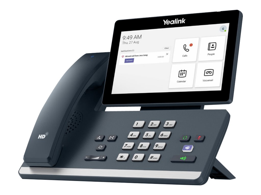 Yealink MP58-WH - VoIP-Telefon - mit Bluetooth-Schnittstelle - SIP - Classic Gray