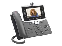 Cisco IP Phone 8865 - IP-Videotelefon - mit Digitalkamera, Bluetooth-Schnittstelle - IEEE 802.11a/b/g/n/ac (Wi-Fi) - SIP, SDP - 