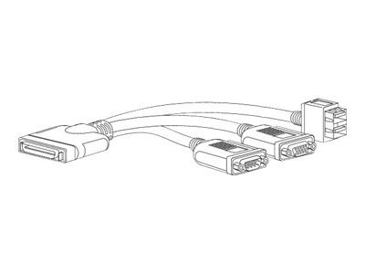 Cisco - Video-/USB-/serielles Kabel - USB, DB-9, HD-15 (VGA) (M) - fr UCS SmartPlay Select B200 M5, SmartPlay Select C3260; UCS