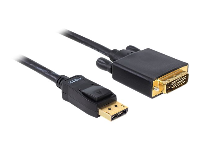 Delock - DVI-Kabel - DisplayPort (M) zu DVI-D (M) - 2 m - Daumenschrauben