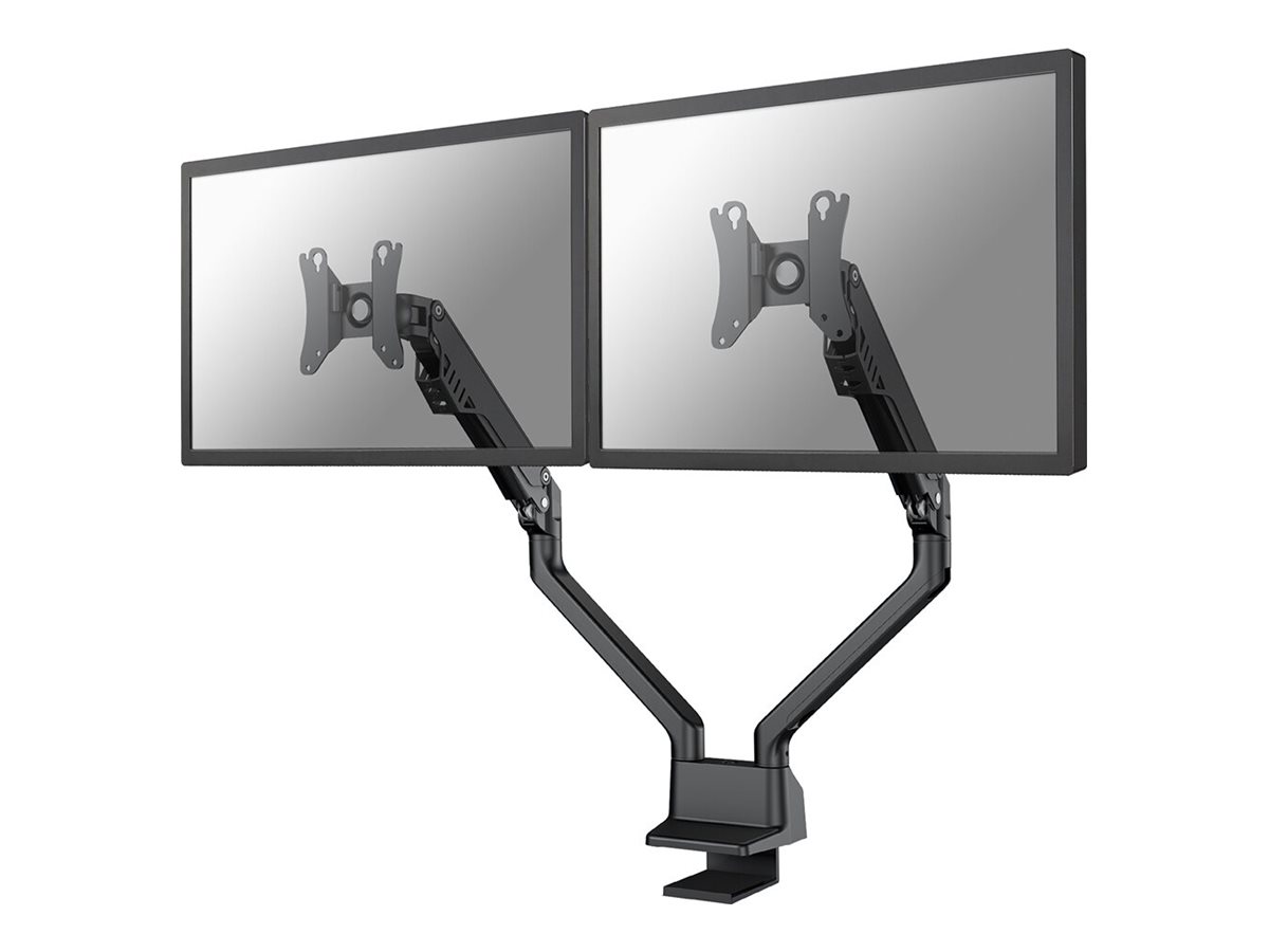 Neomounts FPMA-D750DBLACK2 - Befestigungskit (Tischmontage) - Voll beweglich - fr 2 LCD-Displays - Schwarz - Bildschirmgrsse: 