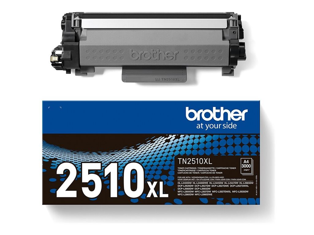 Brother TN-2510XL - Super High Capacity - Schwarz - original - Box - Tonerpatrone