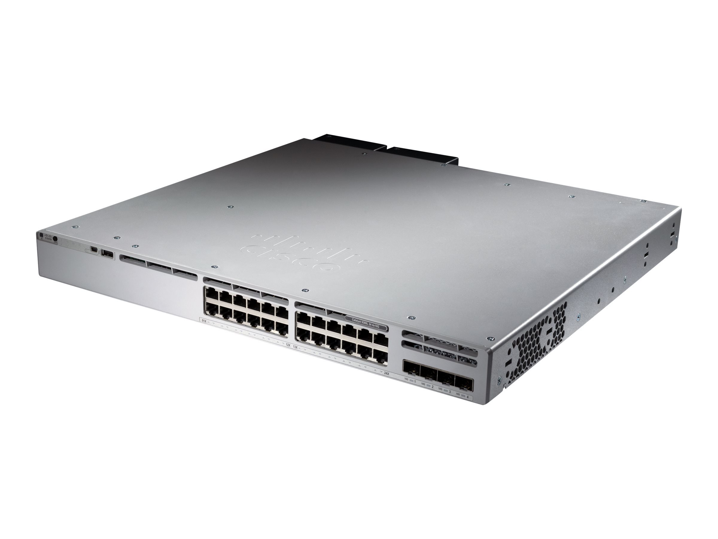 Cisco Catalyst 9300L - Network Advantage - Switch - L3 - managed - 24 x 10/100/1000 (UPOE) + 4 x 10 Gigabit SFP+ (Uplink)