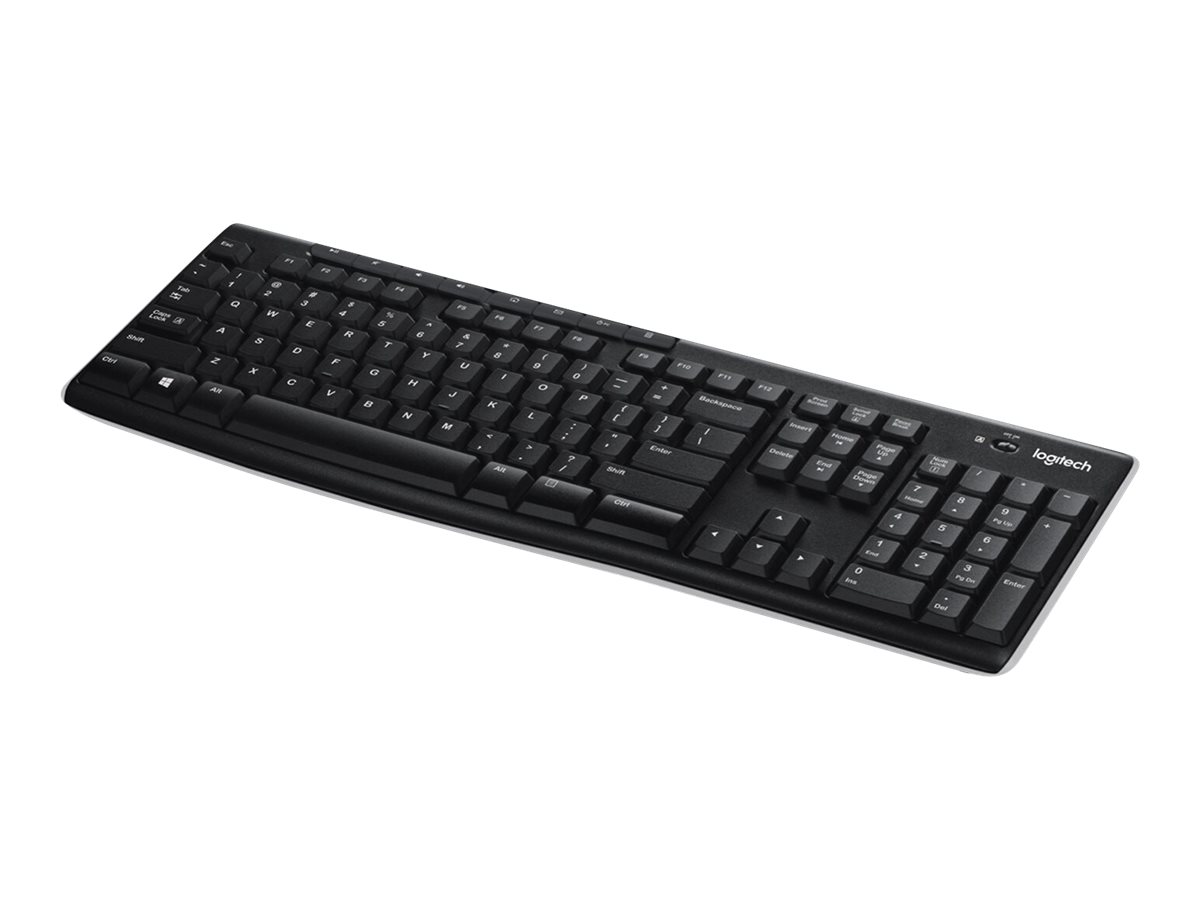 Logitech Wireless Keyboard K270 - Tastatur - kabellos - 2.4 GHz - USA/Europa