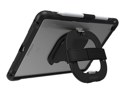 OtterBox Unlimited Series - Hintere Abdeckung für Tablet - mit Ständer & Handschlaufe - Polyurethan, Polycarbonat, Kunstfaser - 