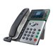 Poly Edge E320 - VoIP-Telefon - mit Bluetooth-Schnittstelle - dreiweg Anruffunktion - SIP - Schwarz