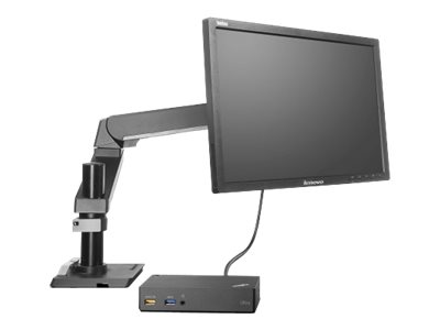 Lenovo hhenverstellbarer - Monitorarm - bis zu 63,5 cm (bis zu 25 Zoll) - fr ThinkCentre M90a Gen 2; M90a Gen 3; V50a-24IMB AI