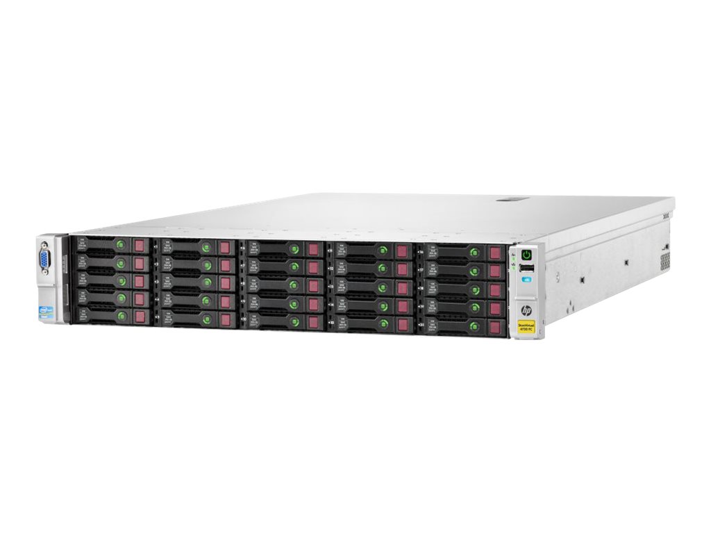 HPE StoreVirtual 4730 - Festplatten-Array - 22.5 TB - 25 Schchte (SAS-2) - HDD 900 GB x 25 - 8Gb Fibre Channel, iSCSI (1 GbE), 