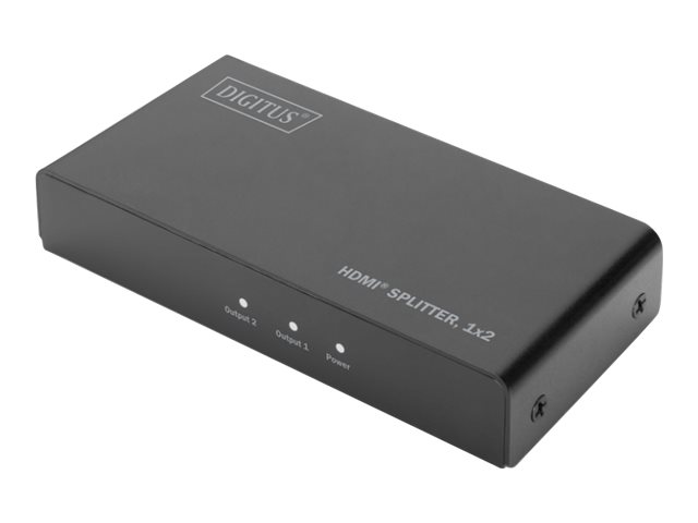 DIGITUS DS-45324 - Video-/Audio-Splitter - 2 x HDMI - Desktop