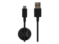 PORT - USB-Kabel - USB (M) zu Micro-USB Typ B (M) - 1.2 m - geformt - Schwarz
